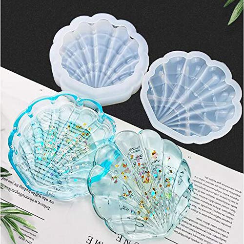 ONDY Silicone Resin Molds - Jewelry Storage Box Molds, Seashell Epoxy Molds for Resin Crafts DIY - Image 4