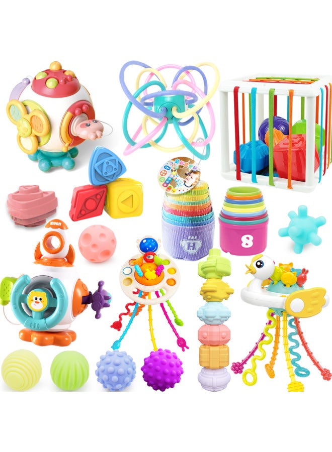HBB Baby Toy 3-6-12 Months Grit Baby Newborn Hand-held Rattle Manhattan Ball Sesler - Image 5