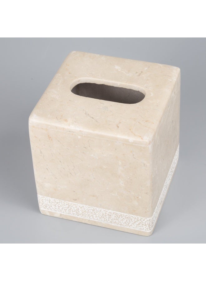 Creative Home غطاء صندوق مناديل فاخر من الرخام الطبيعي - Image 3