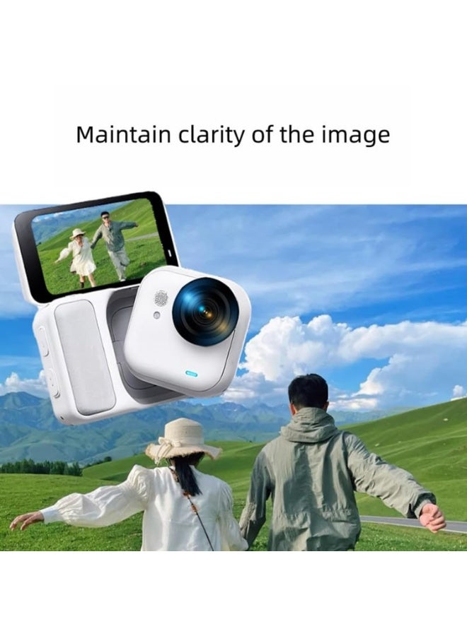 حراس العدسة لـ Insta360 GO Ultra ، الزجاج البصري الدوار العدسة الغطاء الوقائي المقاوم للماء مضاد للضباب حماية العدسة لـ Insta 360 GO Ultra الإكسسوارات - Image 5