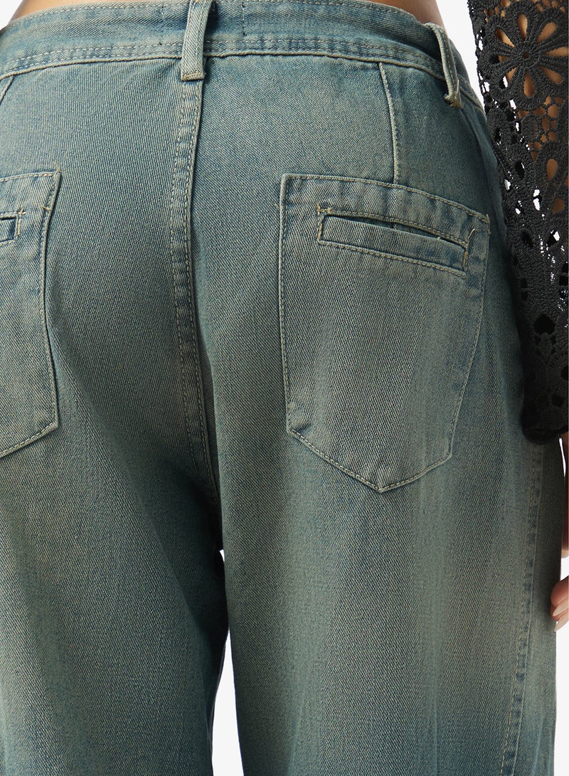 Ginger Low Rise Wide Leg Jeans - Image 5