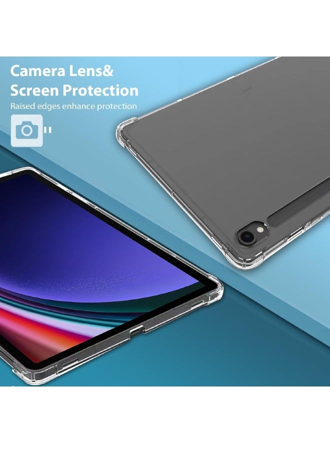 Samsung Galaxy Tab S9 Case, Shockproof Impact Resistant Flexible Cover, Slim and Light, Yellowing Resistant, Shockproof Anti-Drop Cover for Samsung Galaxy Tab S9 11inch 2023 (Clear) - Image 3