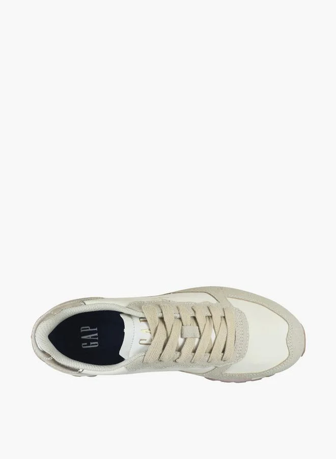 Gap CREAM Women Osaka Lace-Up Ankle Sneakers for Women | Best Price UAE