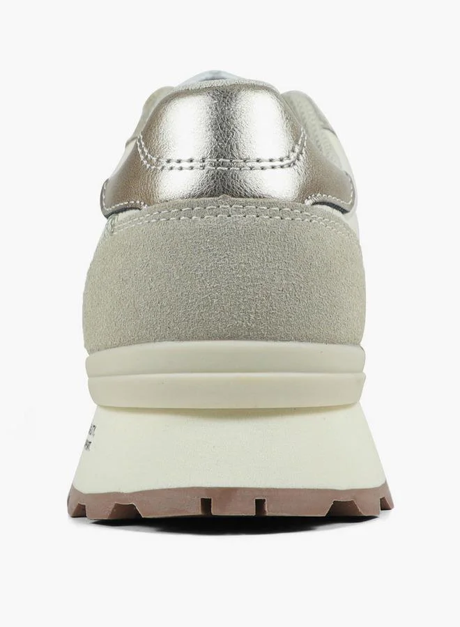 Gap CREAM Women Osaka Lace-Up Ankle Sneakers for Women | Best Price UAE