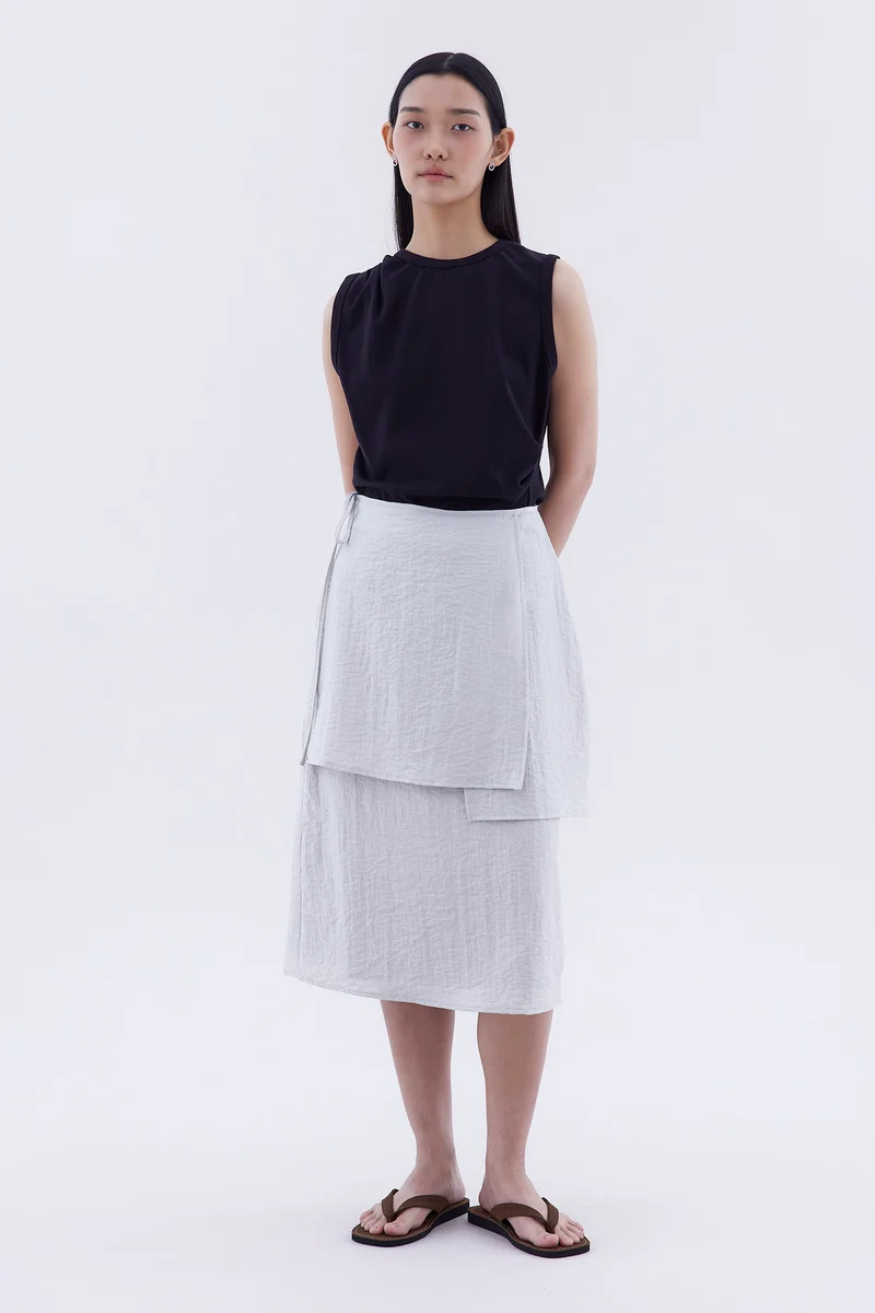 Serabelle High-Rise Layered Skirt