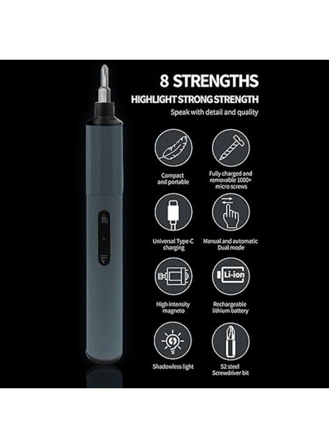 49 in 1 Small Precision Screwdriver Set, Mini Magnetic Screwdriver Bit Set Tool Kit, 24 Bits with Plastic Case for Mobile Phone, Laptop, Watch  - Image 4