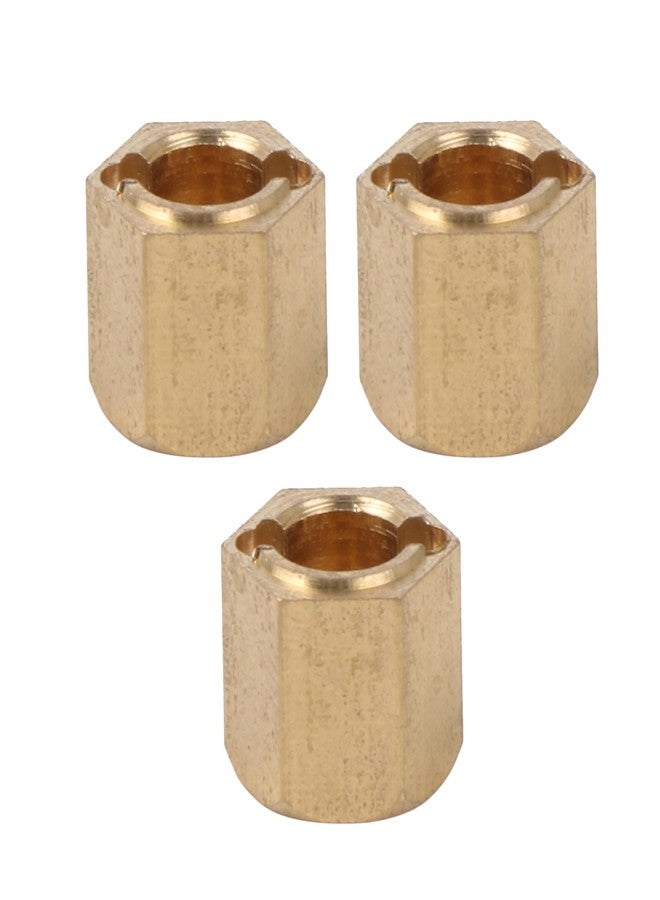 BQLZR RC Brass Wheel Hex Hubs Drive Adapter Replacement for FMS FCX24 1:24 Pack of 4 - Image 5