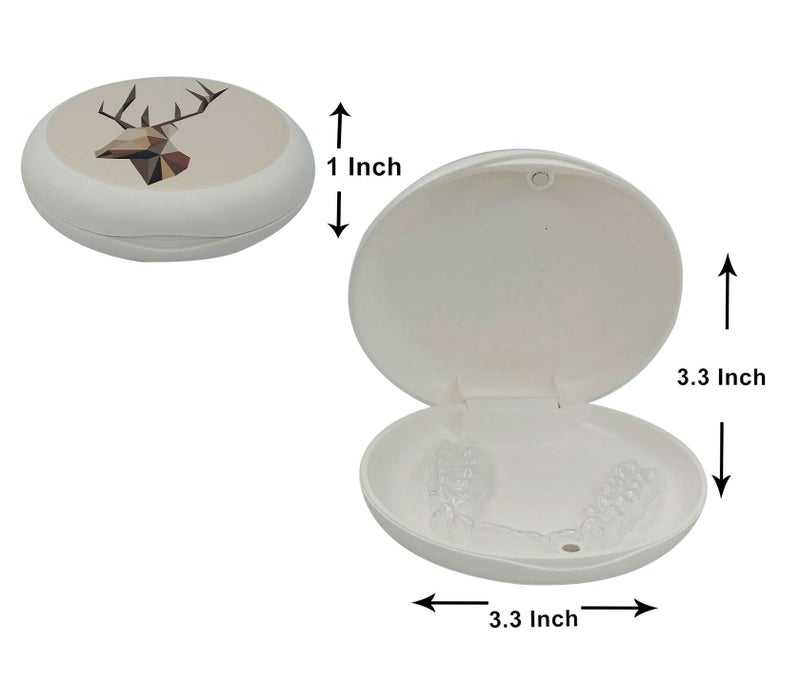 Dentosmile Slim Aligner Case/Smile Design (Reindeer) / Aligner and Retainer Case/Dental Orthodontic Retainer Box (1) - Image 2