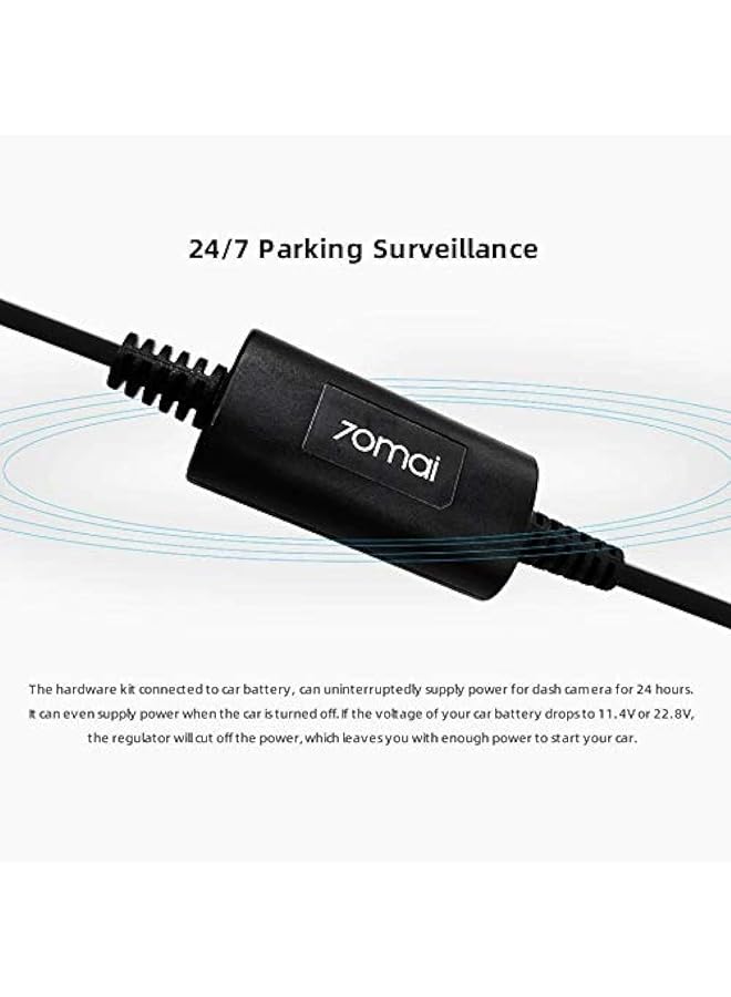 Xiaomi 70Mai Hardwire Cable Kit For 24H Parking Monitoring For A500, A800 & Dashcam Wide(Midrive Up02) - Image 4