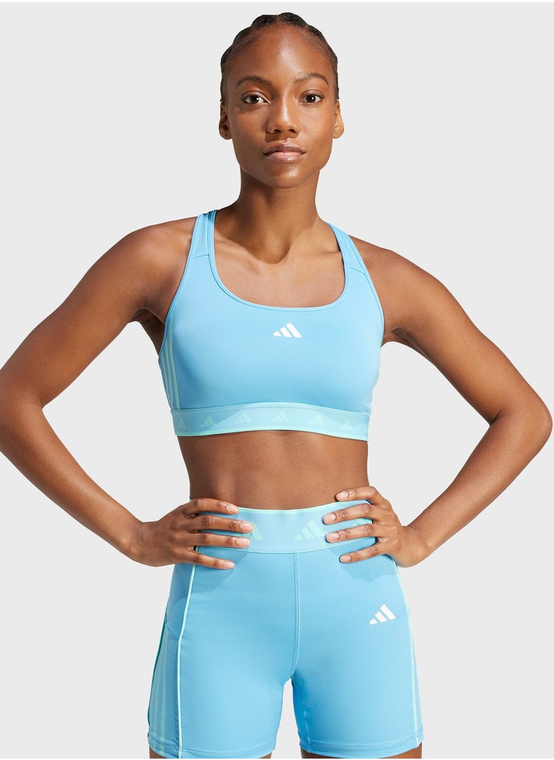 Adidas - Powerreact Medium Support Hyperglam Q2 Bra - Image 1