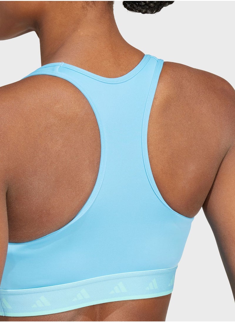 Adidas - Powerreact Medium Support Hyperglam Q2 Bra - Image 1