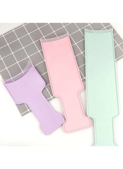 BinaryABC Flat Top Balayage Board Comb Paddle Highlighting Color Board, 3Pcs (Assorted Color)  - Image 2