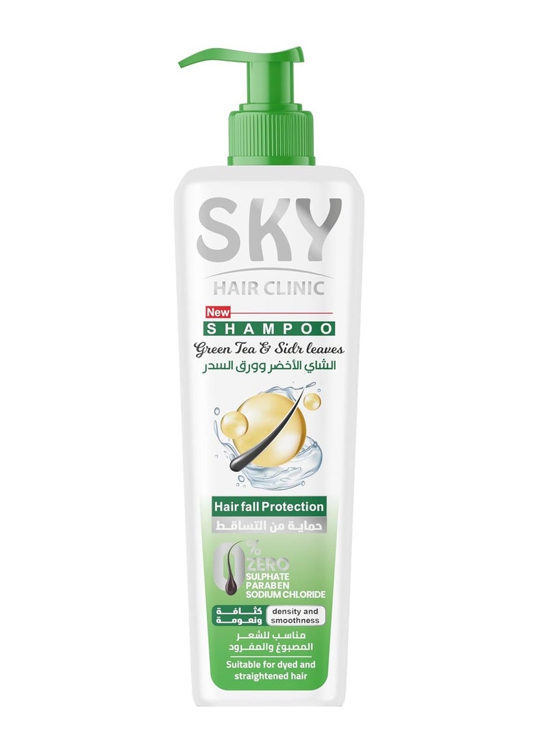 SKY Sky Clinic Shampoo 400ml Green Tea and Sidr Leaves Sky Clinic Shampoo 400ml Green Tea and Sidr Leaves  - Image 1