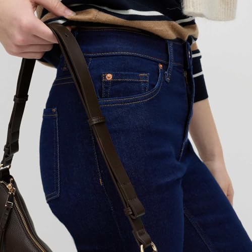 Marks & Spencer Solid Blue Cotton Womens Eva Bootcut Jeans - Image 4