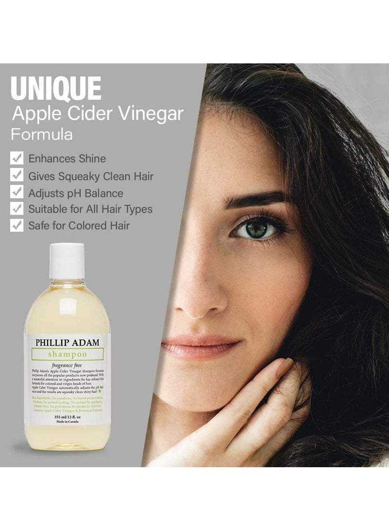 فيليب آدم شامبو فيليب آدم خالٍ من العطور ، 12 أونصة - Image 2