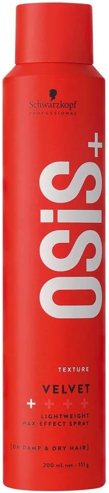 بخاخ شعر شوارزكوف بروفيشينال OSiS بكسوة الشمع تأثير مخملي تعريف ناعم لمعان طبيعي تركيبة غير دهنية وغير لزجة تثبيت خفيف 200 مل