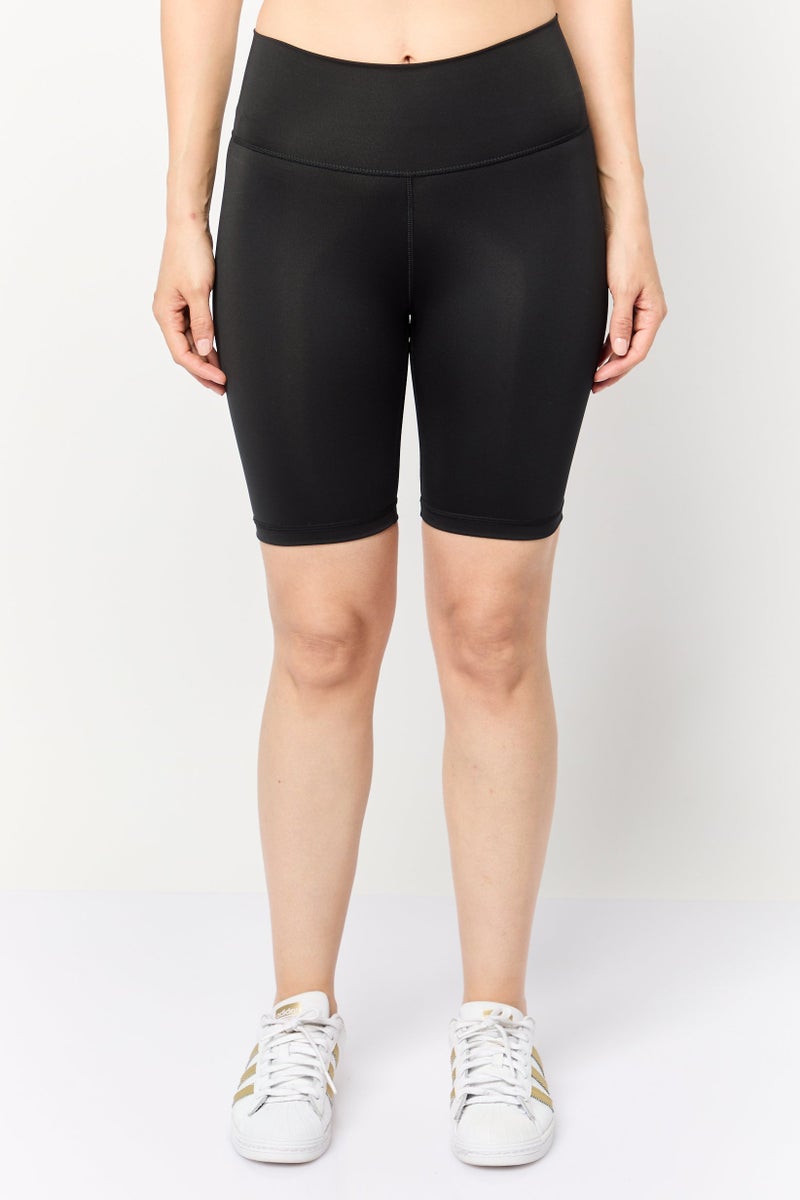 Adidas Women Tight Fit Running Shorts, Black - Image 1