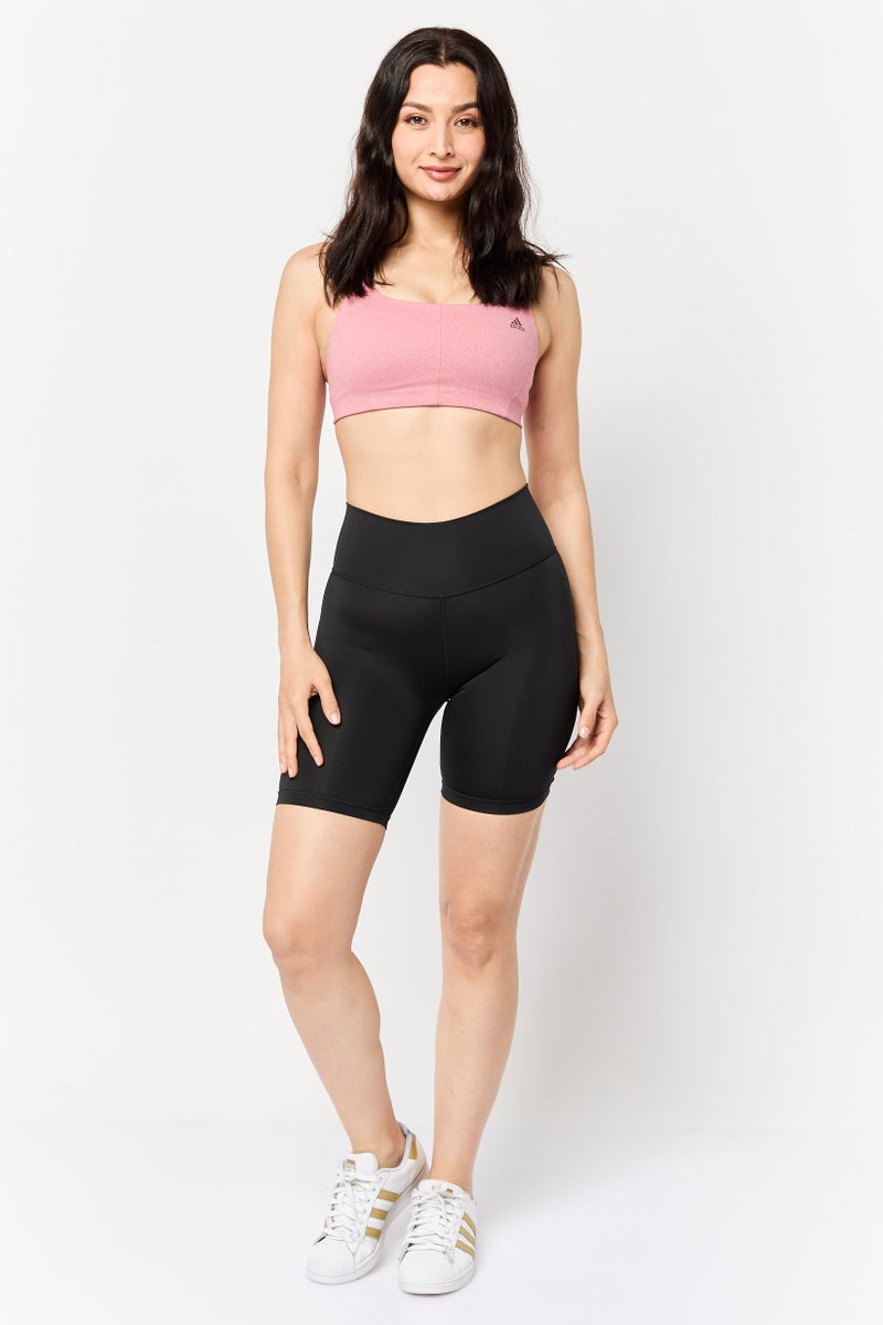 Adidas شورتات جري ضيقة للنساء، أسود - Image 4