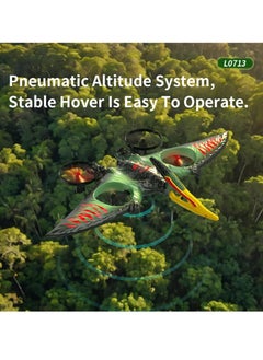 LIVVY Dragon Remote Control Airplane for Adults (L0713) – Flying Dinosaur RC Plane (طائرة ديناصور ريموت كنترول), War Plane Glider (طائرة حربية), 2.4GHz 6-Axis Gyro EPP Foam RC Aircraft (طائرة تحكم عن بعد) with One-Key Take Off & 360° Rotation – Easy to Fly Fighter Jet Toy (طيارة أطفال، طيارة درون للأطفال) for Kids & Beginners  - Image 4