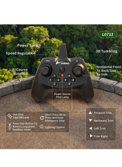 LIVVY Dragon Remote Control Airplane for Adults (L0713) – Flying Dinosaur RC Plane (طائرة ديناصور ريموت كنترول), War Plane Glider (طائرة حربية), 2.4GHz 6-Axis Gyro EPP Foam RC Aircraft (طائرة تحكم عن بعد) with One-Key Take Off & 360° Rotation – Easy to Fly Fighter Jet Toy (طيارة أطفال، طيارة درون للأطفال) for Kids & Beginners  - Image 5