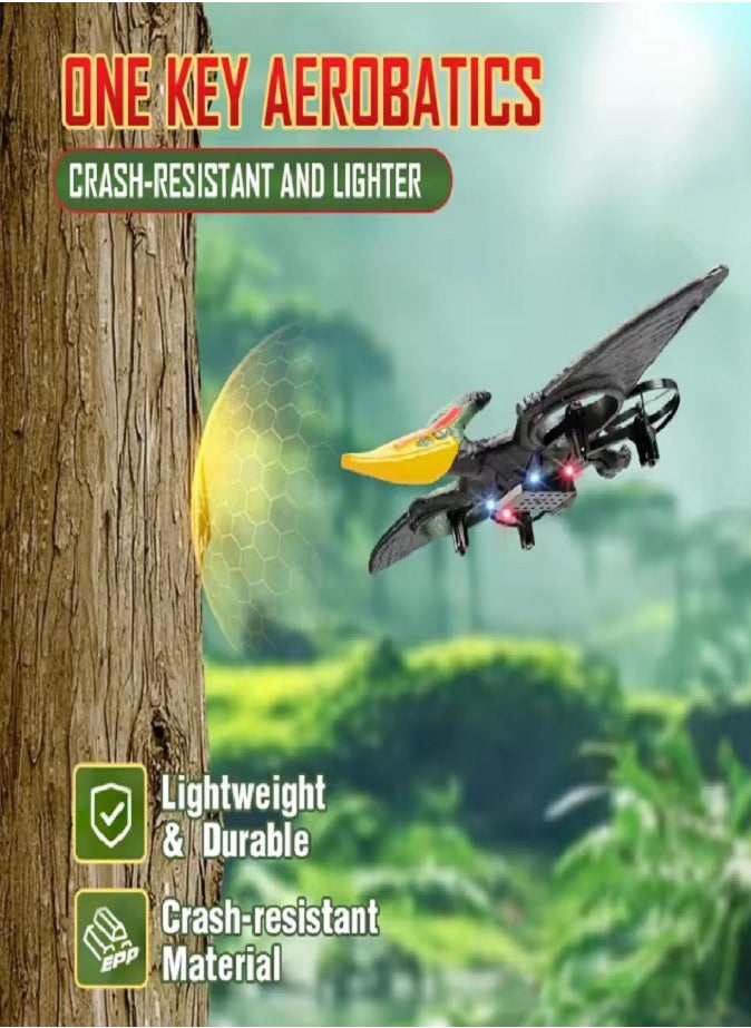 Dragon Remote Control Airplane for Adults (L0713) – Flying Dinosaur RC Plane (طائرة ديناصور ريموت كنترول), War Plane Glider (طائرة حربية), 2.4GHz 6-Axis Gyro EPP Foam RC Aircraft (طائرة تحكم عن بعد) with One-Key Take Off & 360° Rotation – Easy to Fly Fighter Jet Toy (طيارة أطفال، طيارة درون للأطفال) for Kids & Beginners