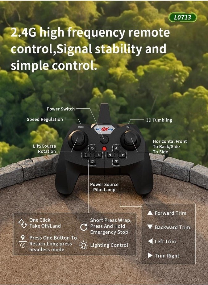 Dragon Remote Control Airplane for Adults (L0713) – Flying Dinosaur RC Plane (طائرة ديناصور ريموت كنترول), War Plane Glider (طائرة حربية), 2.4GHz 6-Axis Gyro EPP Foam RC Aircraft (طائرة تحكم عن بعد) with One-Key Take Off & 360° Rotation – Easy to Fly Fighter Jet Toy (طيارة أطفال، طيارة درون للأطفال) for Kids & Beginners