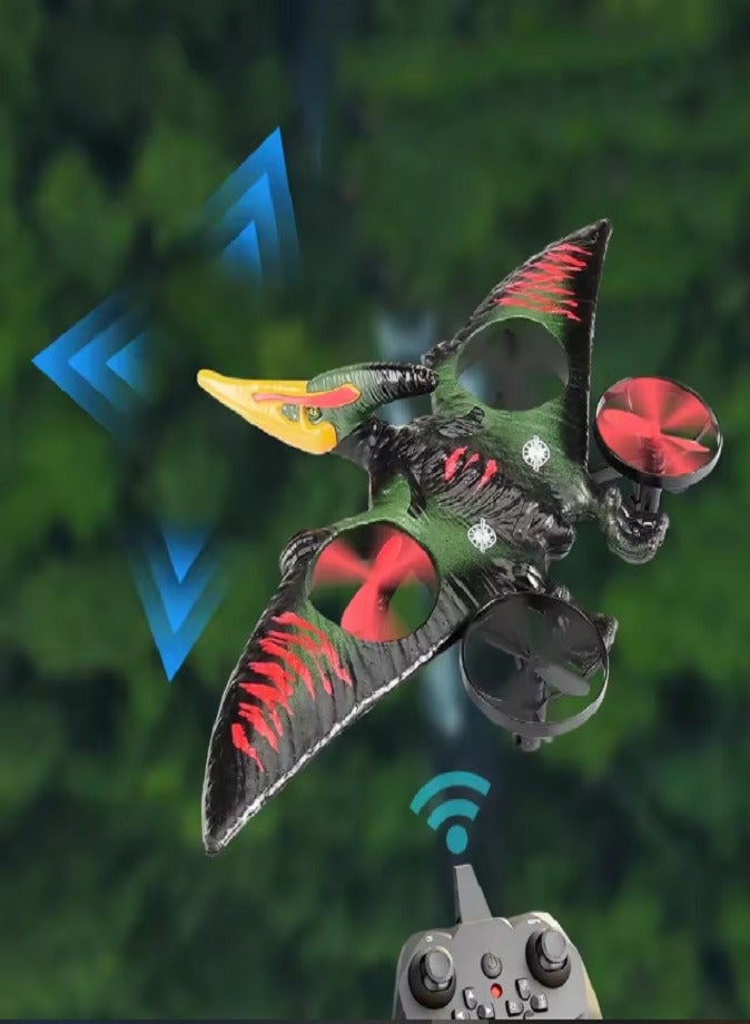 ليفي طائرة أطفال دراجون بجهاز تحكم عن بعد للبالغين (L0713) – طائرة ديناصور طائرة RC (طائرة ديناصور ريموت كنترول)، طائرة حربية شراعية (طائرة حربية)، طائرة جيروسكوبية رغوية EPP بتردد 2.4 جيجاهرتز و6 محاور (طائرة تحكم عن بعد) مع إقلاع بمفتاح واحد ودوران 360 درجة – لعبة طائرة مقاتلة سهلة الطيران (طيارة، طائرة بدون طيار للأطفال) للأطفال والمبتدئين - Image 4