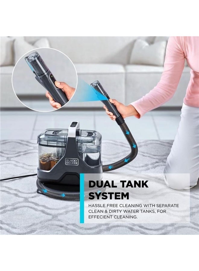 BLACK&DECKER Powerful Multisurface Spot Cleaner | Carpet, Sofa, Upholstery, Stairs, and Car Interior Stain Remover with Dual Tank System | 600W Power  - Image 3
