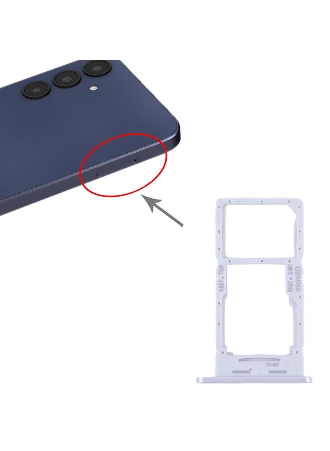 إيروريكس لجهاز Samsung Galaxy A25 5G SM-A256B، درج بطاقة SIM الأصلي + درج بطاقة SIM / درج بطاقة Micro SD (فضي) - Image 4