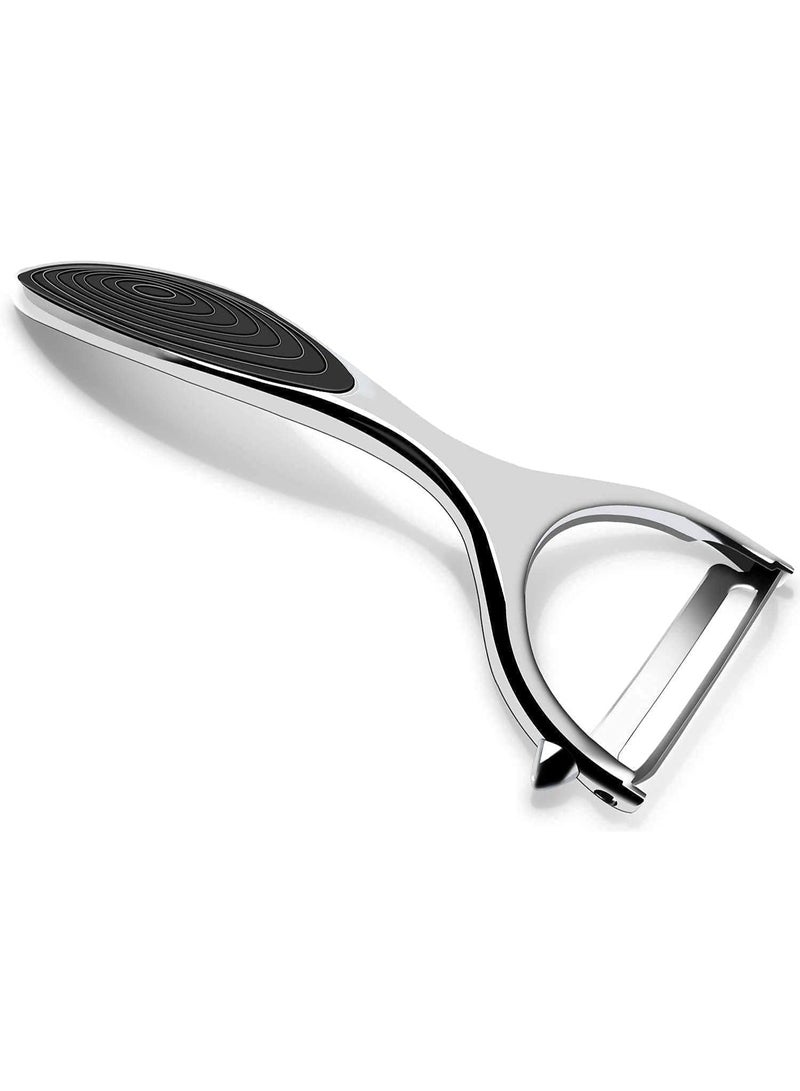 Lyaxm Vegetable Peeler Stainless Steel, –Stainless Steel Kitchen Knife-Style Vegetable & Fruit Peeler with Anti-Slip Handle for Potatoes, Apples, Carrots & More - Image 1