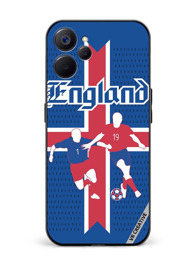 VR CREATIVE Protective Case Cover For Realme 10 5G Sports Soccer Football England Design Multicolour - Image 1