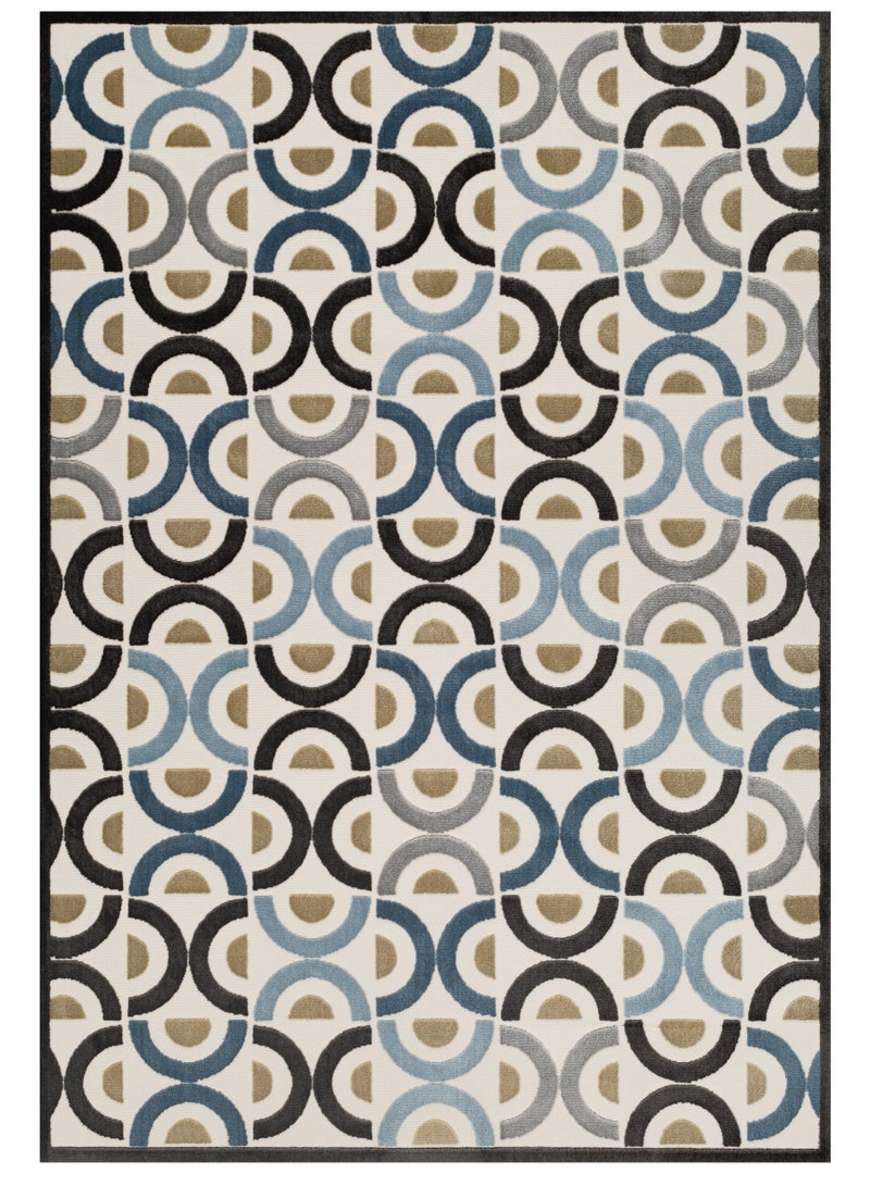 لوفت كاستيلو، سجادة حديثة لغرفة المعيشة وغرفة النوم وسجادة أرضية للمنزل، مضادة للانزلاق، 200 × 285 سم، نسيج، مزيج، صنع مصري - Image 2