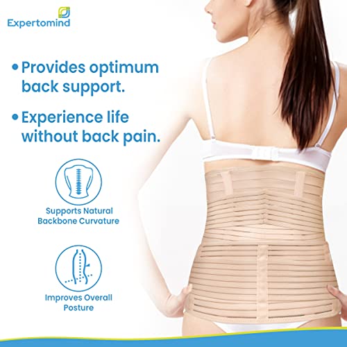 Expertomind Maternity Belt After Delivery C Section 2-in-1 Abdominal Belt for Women Body Shaper Large Size Abdominal Binder and Maternity Belt Skin - Image 5