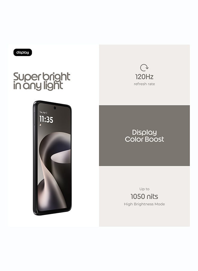 موتورولا Moto G37  Dual SIM 5.5G PANTONE Impenetrable Grey 4GB RAM 128GB - Middle East Version - Image 5
