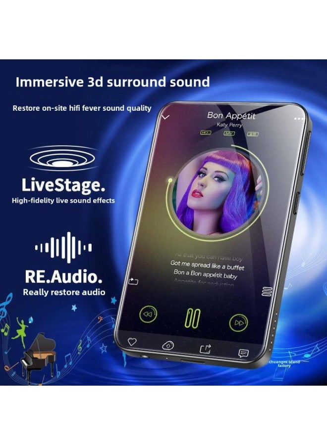 Android Smart Wifi Full Screen Mp4 Students Can Download Mp5 Bluetooth Touch Mp3 Music Player-Body Color:4.0 Black Wifi Bluetooth (3+32)-Memory Capacity:With [protective Cover]  - Image 5