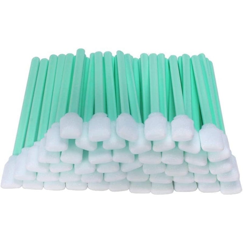 Pack of 100pcs Multipurpose Foam Tip Cleaning Foam Swabs- cleaning swab kit for Optical lens - Clean Optical Equipments 13 CM (Pack of 100 - Image 2
