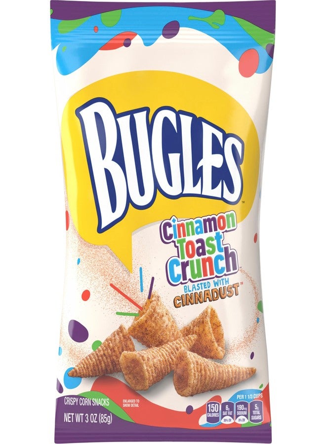 Bugles Corn Snacks, Sweet and Salty Churro, 3 Oz (Pack of 6) - Image 1