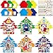 Kepeel 30 Packs Christmas DIY Picture Frames Craft Kit Christmas Tree Photo Frames Ornaments for Xmas Winter Holiday Decorations Favor Art Gift Classroom School Home Activities - Image 3