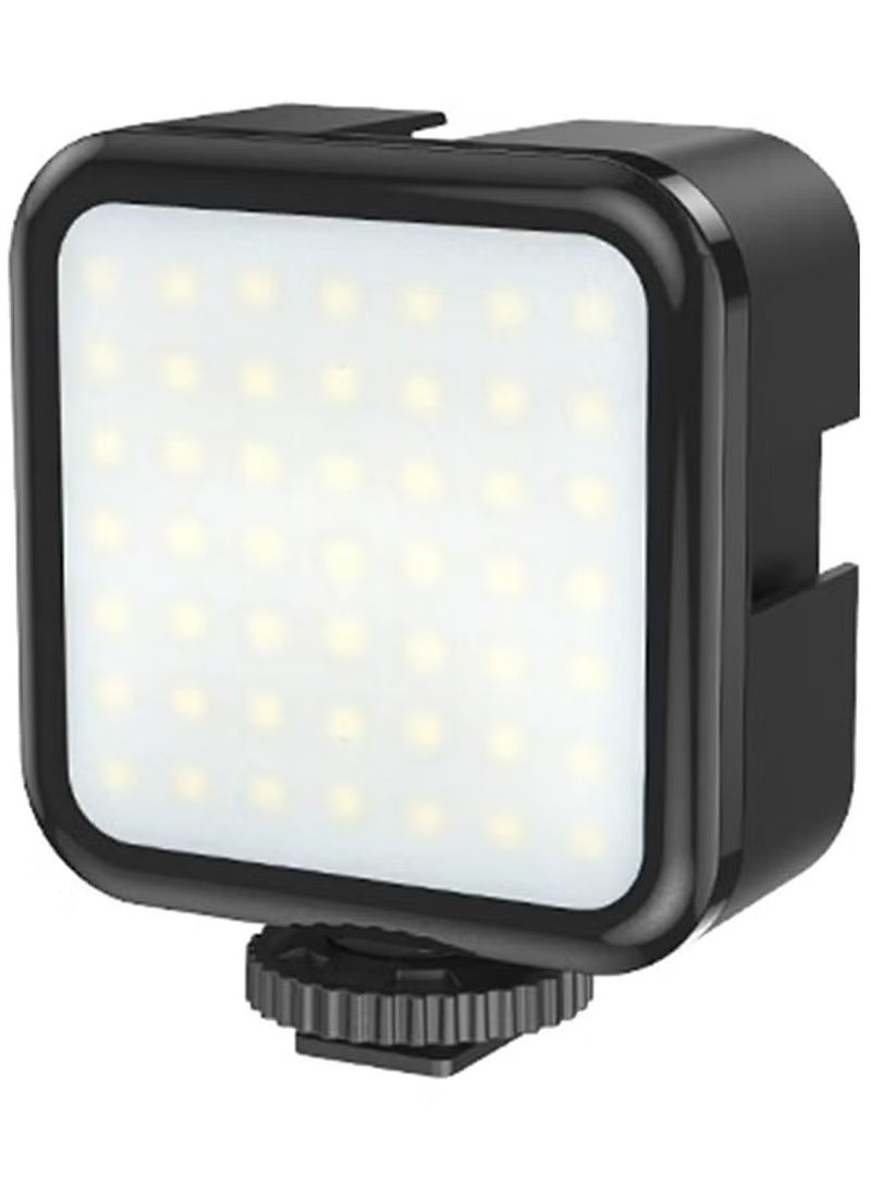 ماركة غير محددة - "صانع الفديوهات حامل ثلاثي القوائم مرن مع ضوء LED PLOKAMA PK-771 – أسود – مع ميكروفون وجهاز تحكم عن بعد-اسود" - Image 1