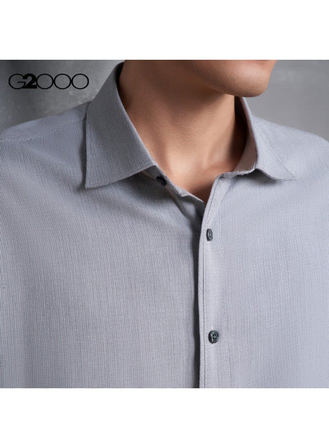 G2000 Men's Autumn Winter Comfortable Casual Long Sleeve Shirt Cotton Skin-friendly Mall Same Style - Image 3
