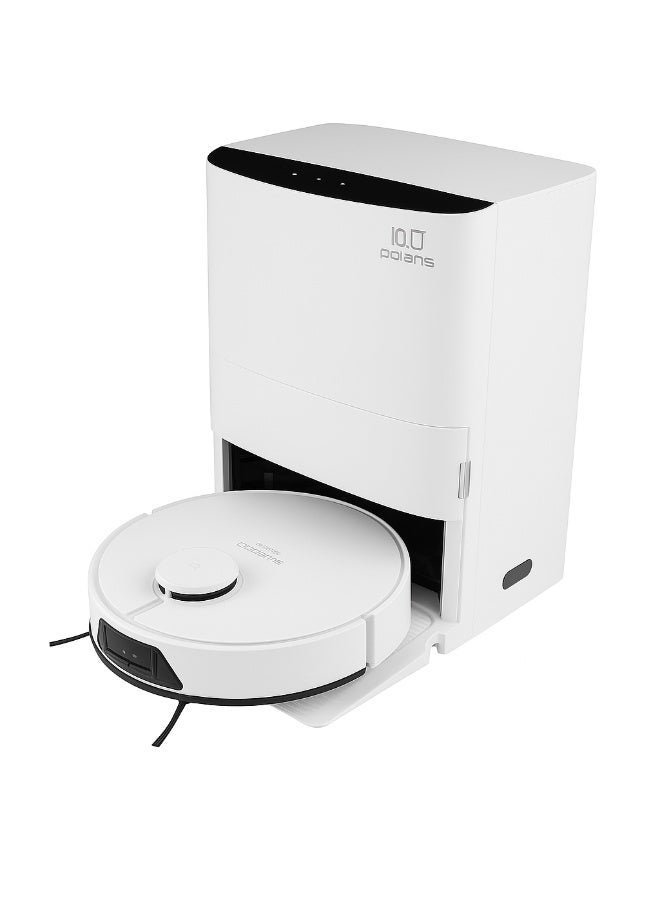 Polaris Robot Vacuum & Mop with Self-Cleaning Station | 10,000 Pa Suction, Laser Nav + AI Camera, 4L Dust + 4L Water Tanks, 240min Runtime, Wi-Fi App, 5-Map Memory - Image 1