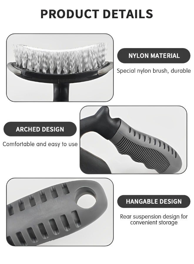 GROIC 3 Pcs Car Wheel Cleaning Brush Brush, Rim Tire Detail Multipurpose use for Wheels, Rims, Exhaust Tips, Motorcycles - Image 3