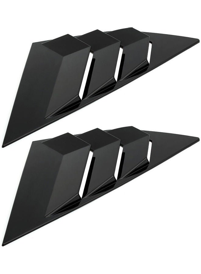 NIBEMINENT 2-Piece Rear Window Louver For Ford Focus ST RS MK3 Hatchback - Image 1