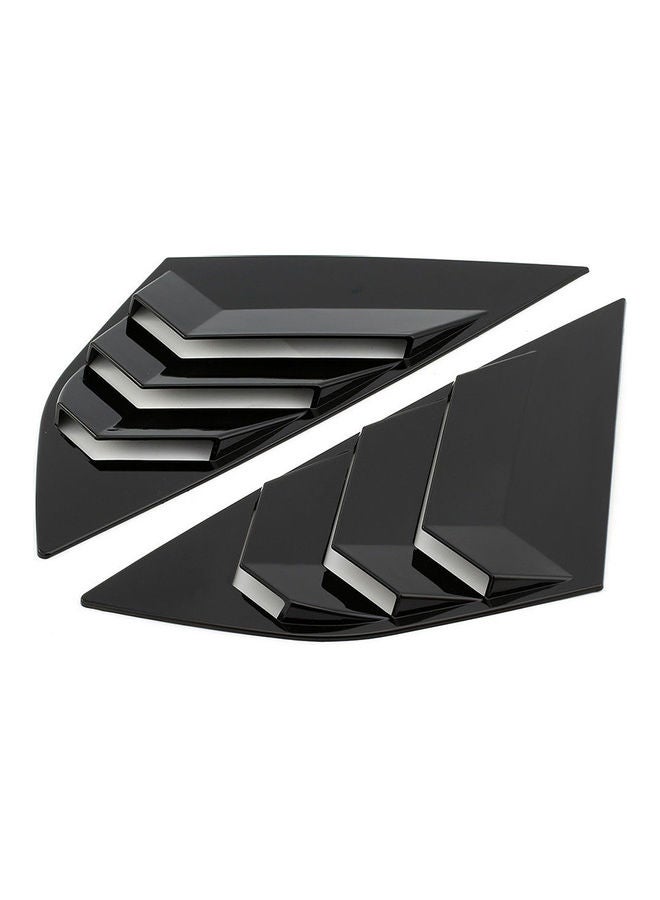 NIBEMINENT 2-Piece Rear Window Louver For Ford Focus ST RS MK3 Hatchback - Image 2
