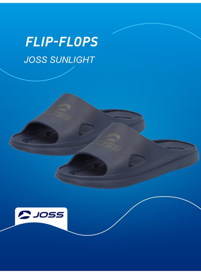 Joss Sunlight Flip-Flops – Comfortable, Anti-Slip Beach and Pool Footwear with Perforated EVA Sole - Image 2