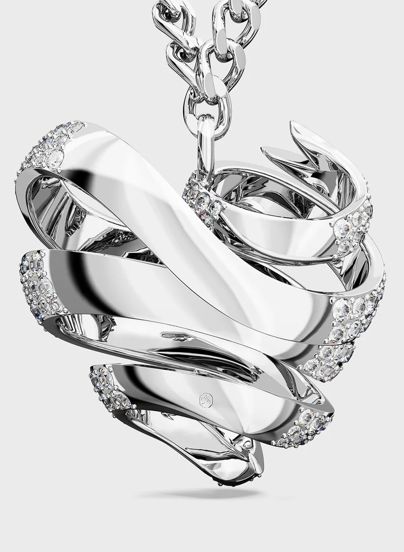 SWAROVSKI Volta Rhodium Plated Pendant Necklace
