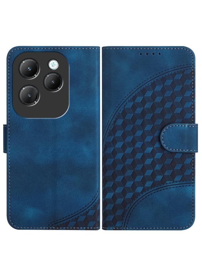 erorex Case For Infinix Hot 40 Elephant Head Embossed Phone Leather Case with Lanyard - Image 1