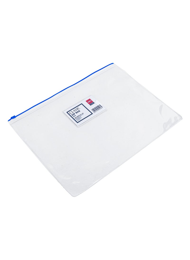 Deli E5526 Zip Bag A4 – Ideal for organizing and storing documents - Image 4