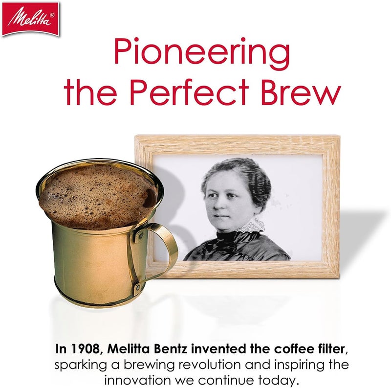 Melitta #2 Unbleached Natural Brown Cone Coffee Filters, 300 Total Count - Image 4