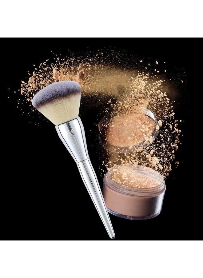 MAJESTIQUE Majestique 2Pcs Foundation Brush and makeup sponge Makeup Brush for Complete Coverage, Makeup Sponges for Foundation, Liquid Cream and Powder for women (Pack of 2)  - Image 4